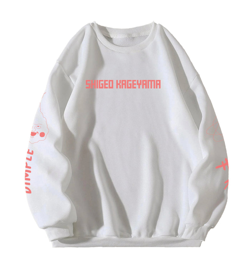 Mob Psycho Designed Oversized Sweatshirt