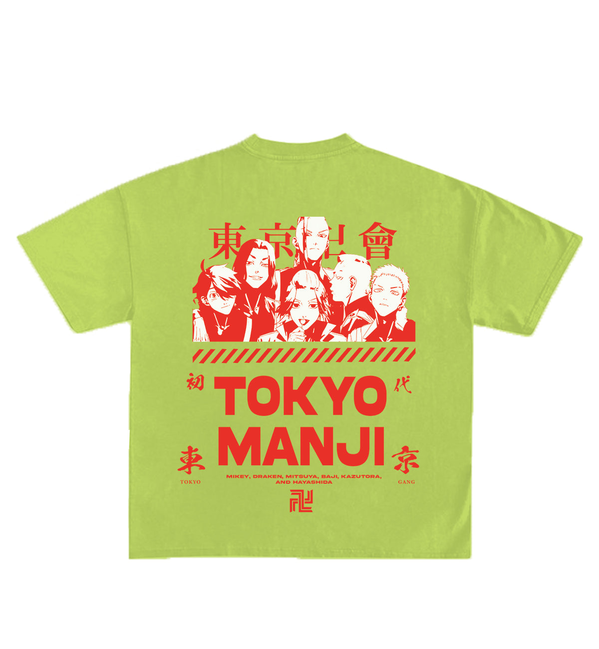 Tokyo Manji Designed Oversized Tee