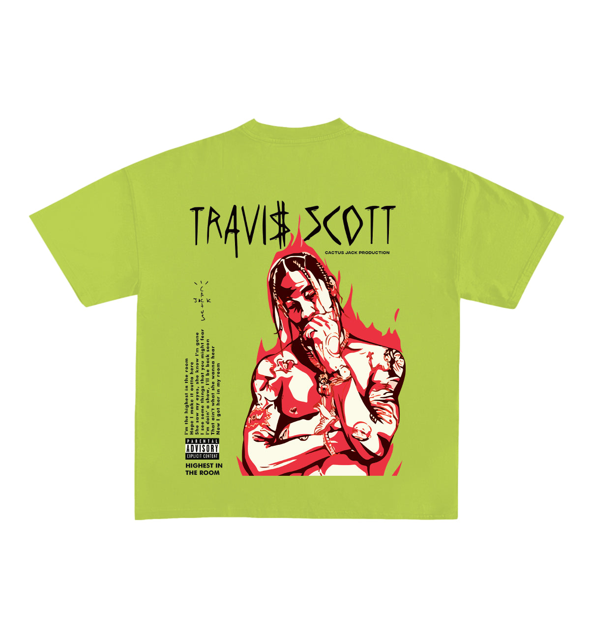 Travis Scott Designed Oversized Tee V1 – Beseksy