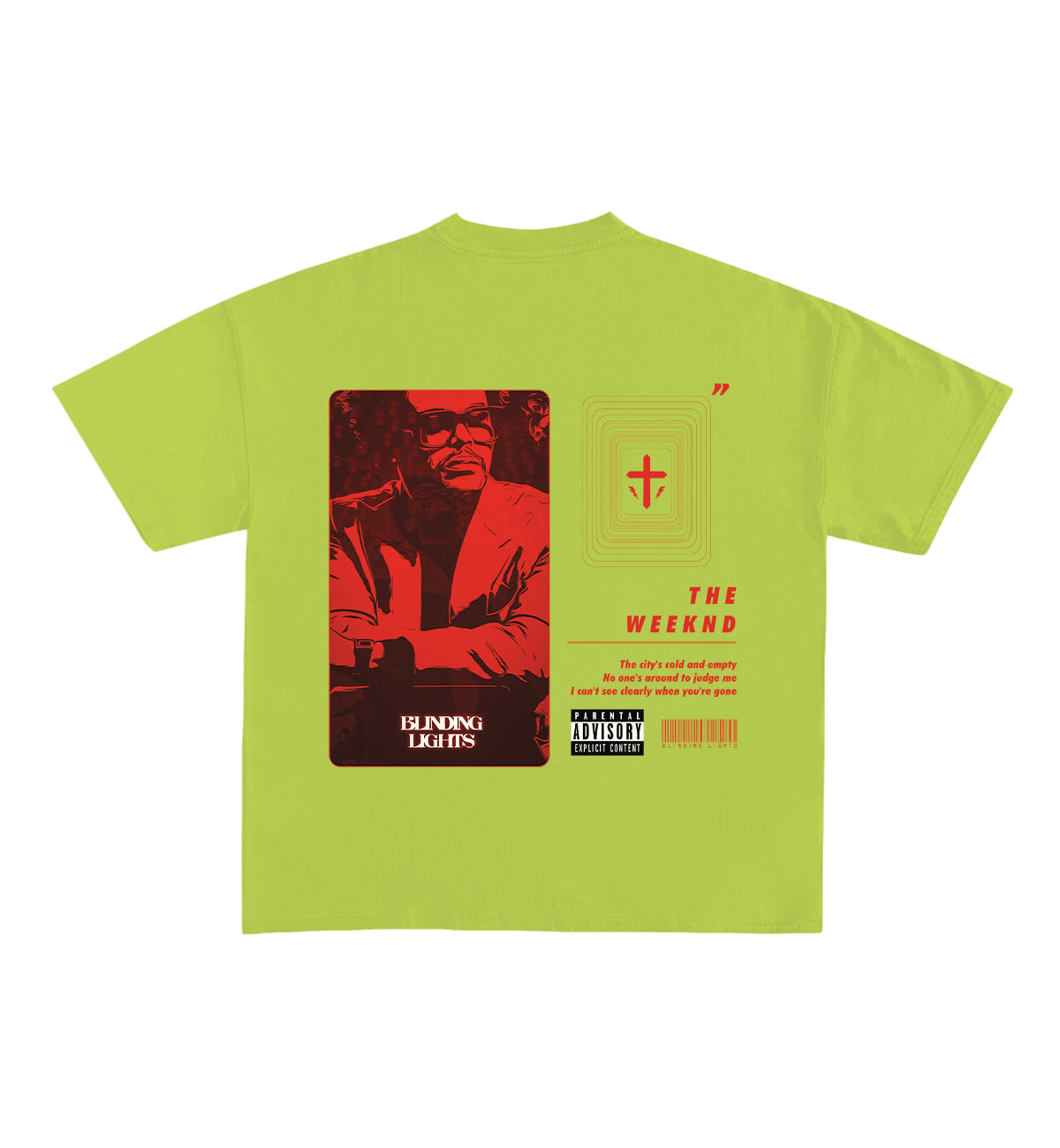 Weeknd Designed Oversized Tee