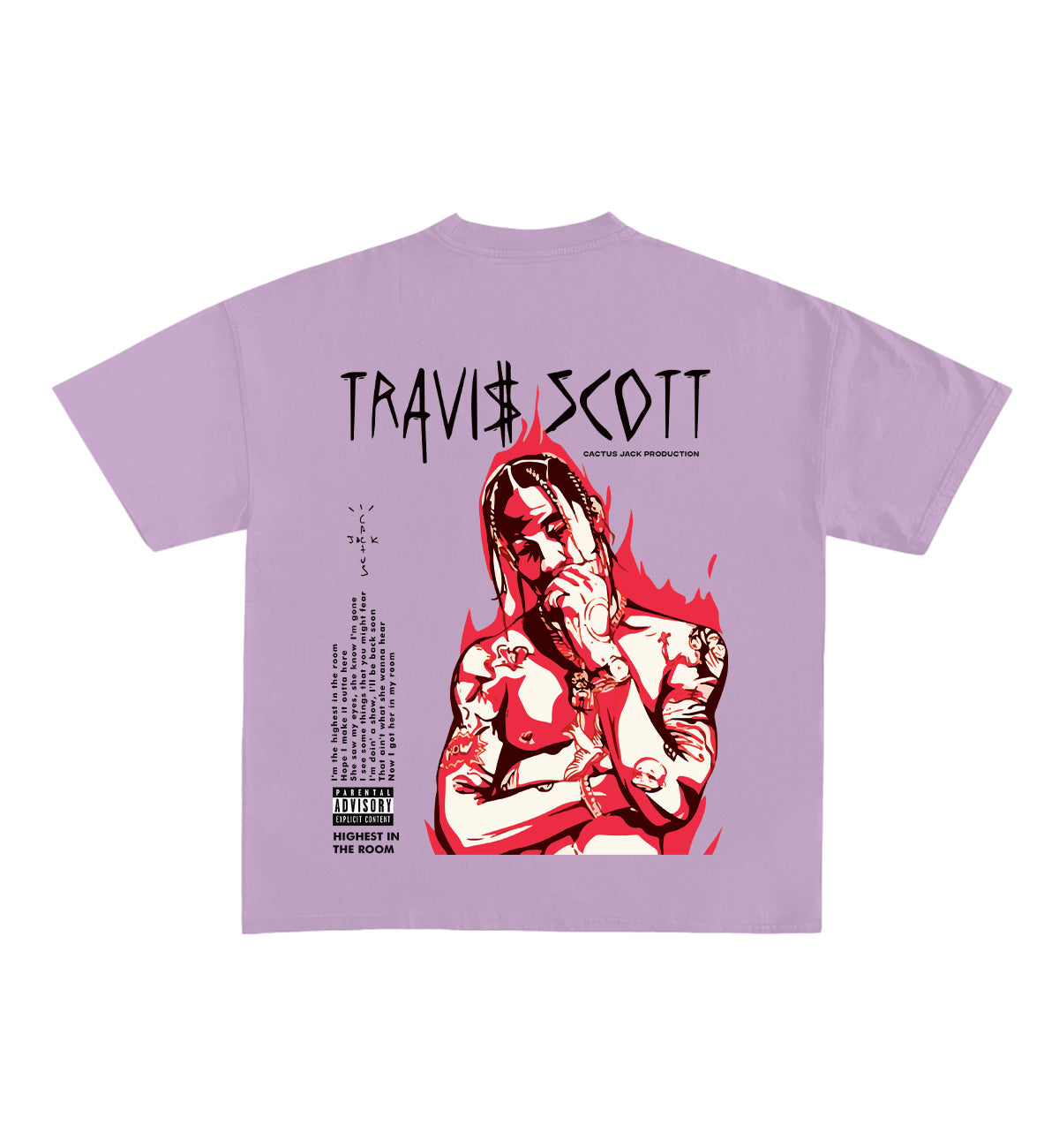 Travis Scott Designed Oversized Tee V1