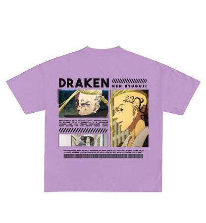 Draken Kun Oversized Designed Tee