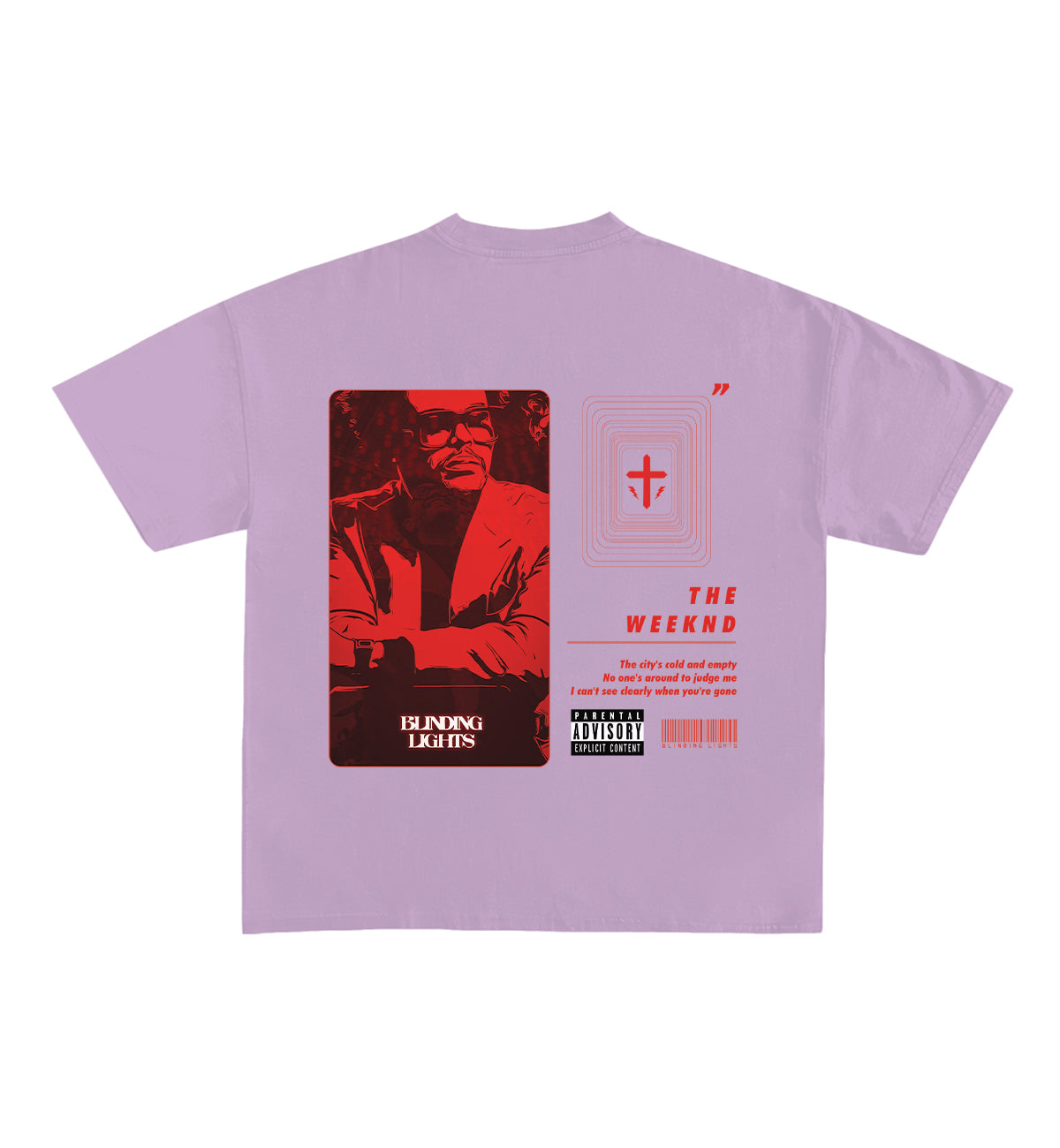 Weeknd Designed Oversized Tee