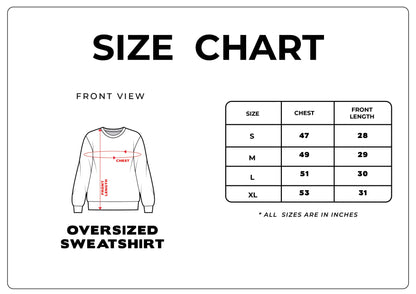 Draken Kun Oversized Designed Sweatshirt