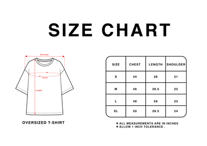 Draken Kun Oversized Designed Tee