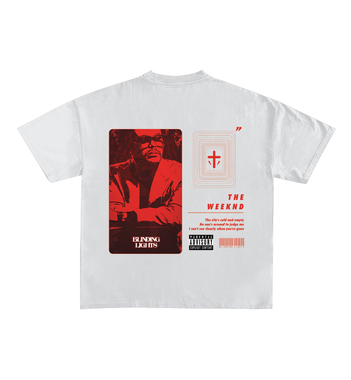 Weeknd Designed Oversized Tee