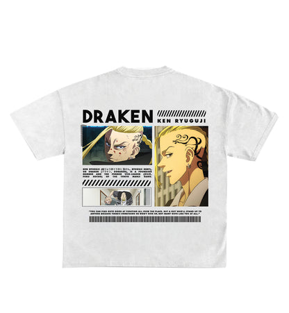 Draken Kun Oversized Designed Tee